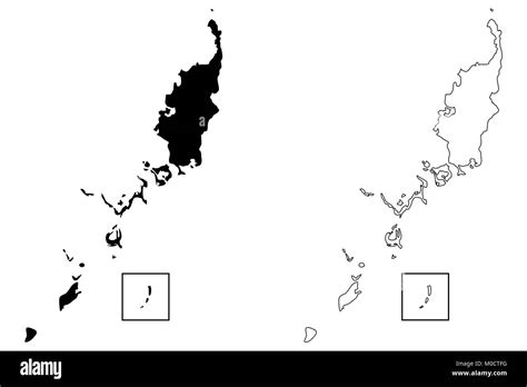 Palau Map Vector Illustration Scribble Sketch Republic Of Palau Stock