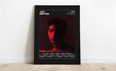 Joji Posters Nectar Poster Joji Tracklist Album Cover Etsy Ireland