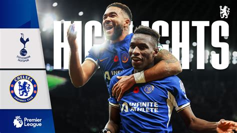 Highlights Tottenham 1 4 Chelsea Video Official Site Chelsea