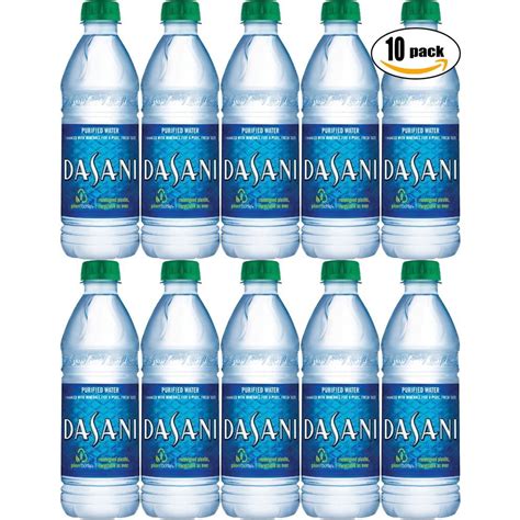 Dasani Water Enhanced With Minerals 169 Fl Oz Bottle Pack Of 10 Total Of 169 Fl Oz