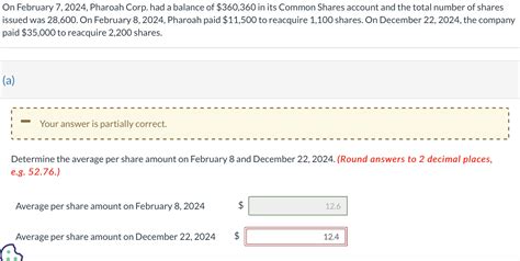 Solved On February Pharoah Corp Had A Balance Of Chegg