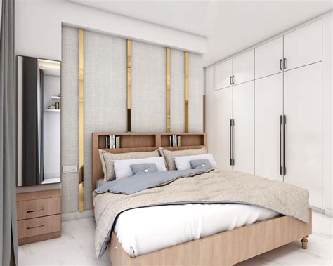 Spacious Bedroom Design With Wardrobe Livspace