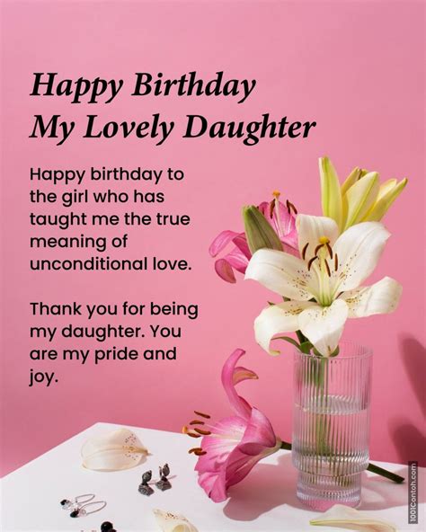 100 Sweet, Lovely and Heart Touching Happy Birthday Wishes for Daughter ...