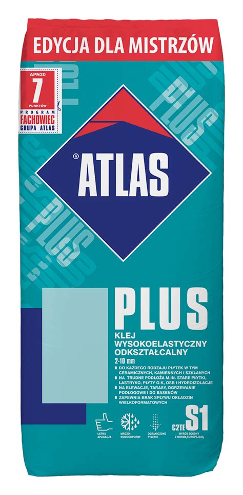 Klej Atlas Plus do płytek nowy wysokoelastyczny 20 kg sklep