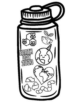 Earth Day 2023 Coloring Page By Blooming Bio TPT