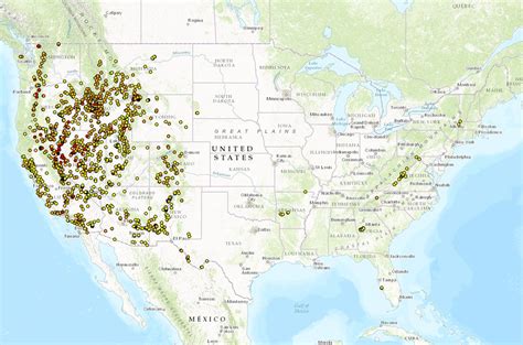 Geoscience Intersections Map Interactive Map Thermal Spring