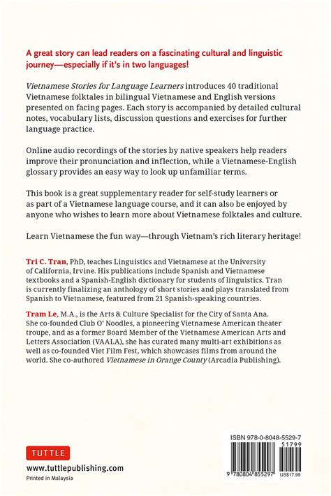 Vietnamese Stories For Language Learners Traditional Folktales In Vie