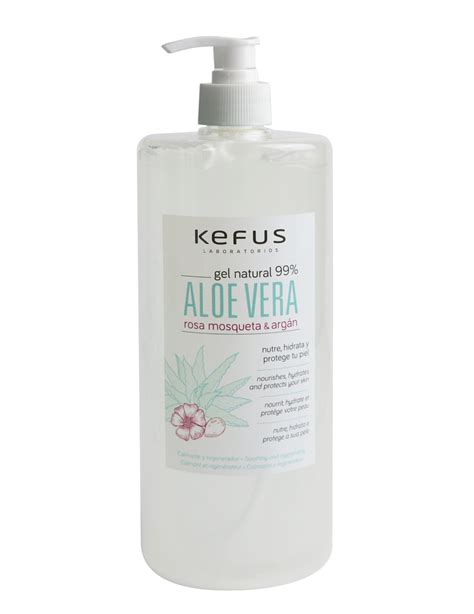 Gel De Aloe Vera Natural Rosa Mosqueta Y Arg N Kefus