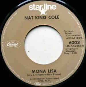 Nat King Cole - Mona Lisa (Vinyl) | Discogs