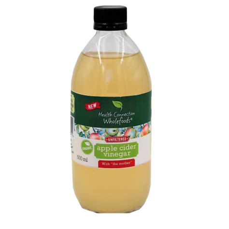 Apple Cider Vinegar Organic Unfiltered 500ml Carbsmart