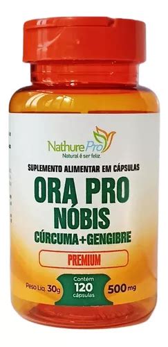 Ora Pro N Bis Curcuma Gengibre C Psulas Mg Frete Gr Tis