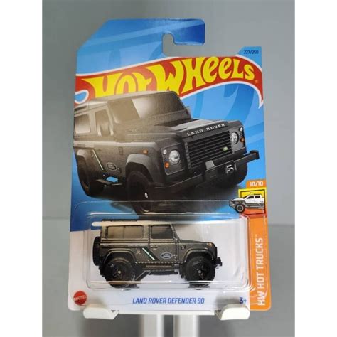Hot Wheels Land Rover Defender 90 Grey 227 250 2023 HW HOT TRUCKS 10 10 Shopee Philippines