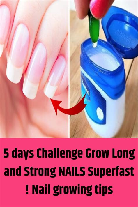 5 Days Challenge Grow Long And Strong Nails Superfast Nail Growing