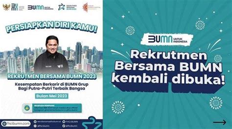 Rekrutmen Bersama BUMN 2023 Dibuka Kembali Yuk Cek Disini Kapan Mulai