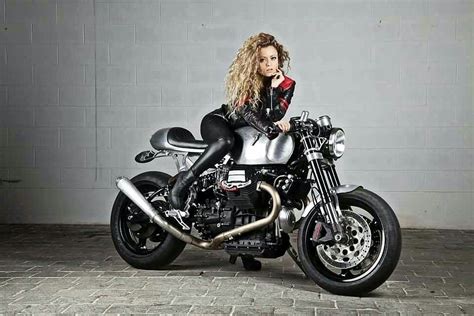 Moto Guzzi Custom Cafe Racer Cafe Racer Girl Moto Guzzi Cafe Racer