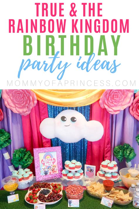 True and the Rainbow Kingdom Birthday Party Ideas & Free Printables