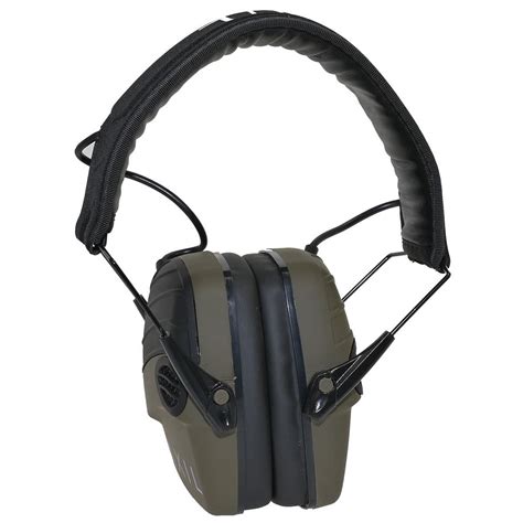 Sportear Trackr Ear Defenders Electronic Earmuffs Green