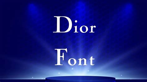 Dior Font Free Download