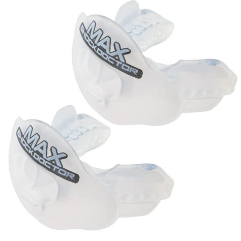 Shock Doctor 2 Pack Football Sports Mouth And Lip Guard Airflow Mouthpiece With Strap Walmart