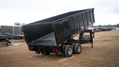 Du Tandem Dual Gooseneck Dump Trailer Big Tex Trailers