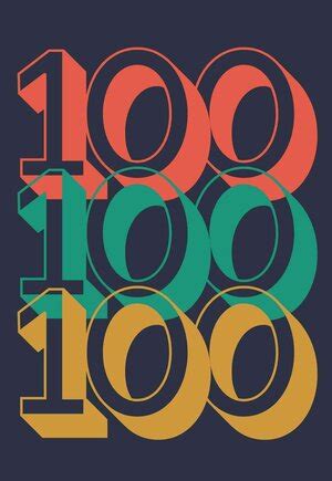 100th Printable Birthday Card for 100 Year Olds | Birthday card ...