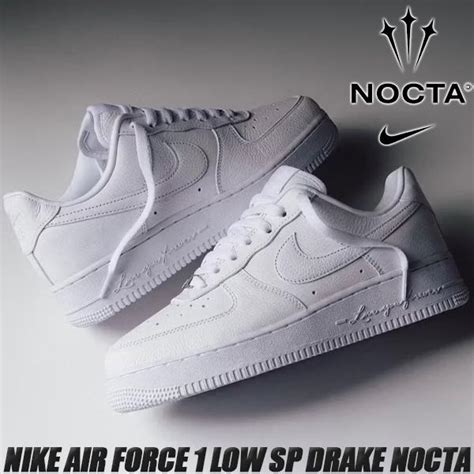 Nike Air Force Low Sp Drake Nocta White White Wht Cobalt Tint Cz