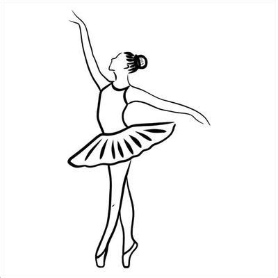 Ballerina Outline Vector Art, Icons, and Graphics for Free Download