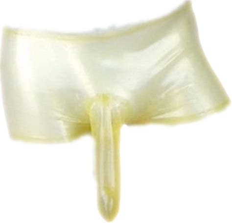 Man Sexy Transparent Rubber Latex Shorts Briefs Underwear Condom Safe Sex Pants New At Amazon