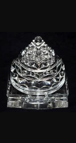 Clear Crystal Sphatik Shree Yantra Size Inch At Rs Gram In Indore