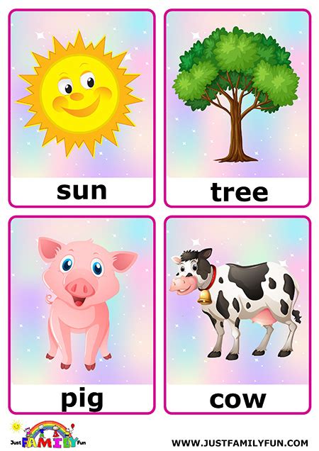 Free Printable Vocabulary Flashcards For Toddlers Download Free