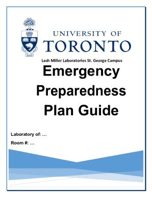 Fillable Online Guideline Biosafety Manual And Emergency Response Plan