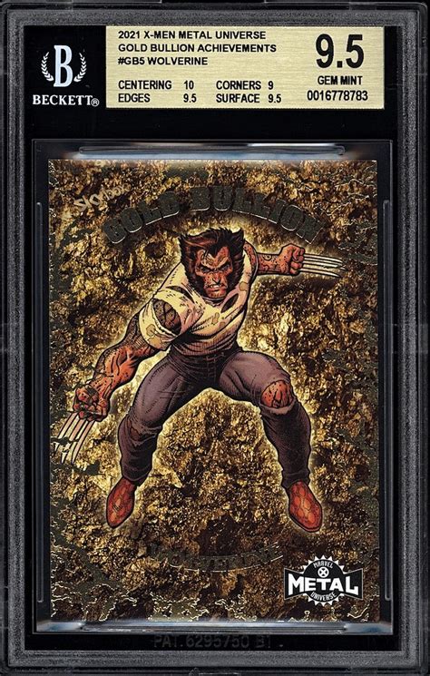 X Men Metal Universe Gold Bullion Bgs Collection Flickr