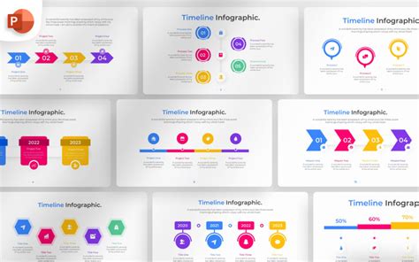 Timeline Powerpoint Infografik Vorlage Templatemonster