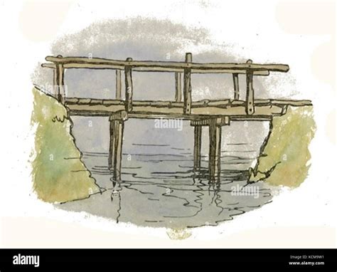 Clip Art Bridge Drawing Stock Photo - Alamy