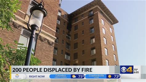 Fire At Apartment Complex Near Downtown Leaves Nearly Displaced