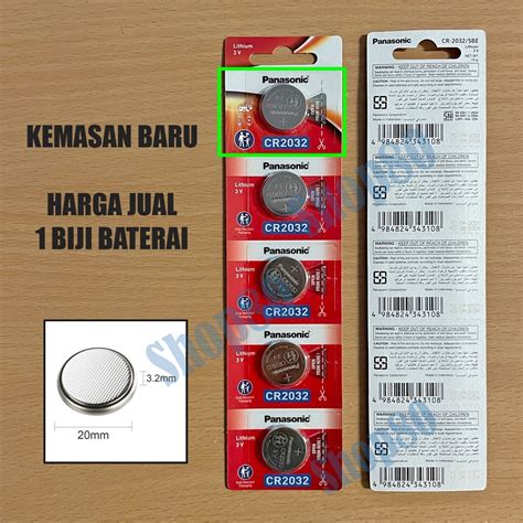 Jual Panasonic Ori Cr Lithium V Original Asli Baterai Batre