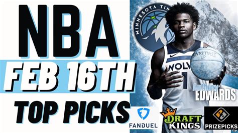 NBA Dfs DraftKings Fanduel Prize Picks Thursday 2 16 2023 YouTube