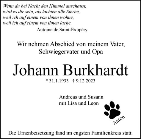 Kondolenzbuch Von Johann Burkhardt Stuttgart Gedenkt De