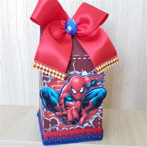 Caixa Milk Homem Aranha Luxo Elo Produtos Especiais