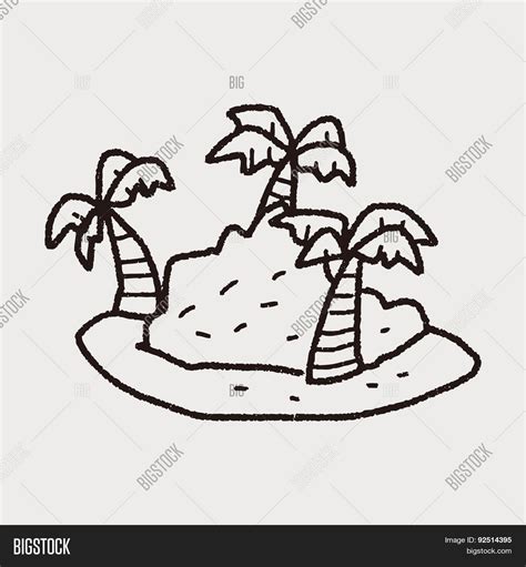 Island Doodle Vector & Photo (Free Trial) | Bigstock