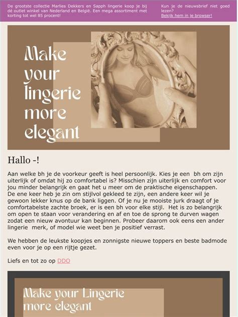 Dutch Designers Outlet De Mooiste Lingerie En Badmode Voor Meisjes Van Tot Wijze Vrouwen Van