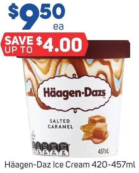 Häagen Daz Ice Cream 420 457ml Offer At Foodland