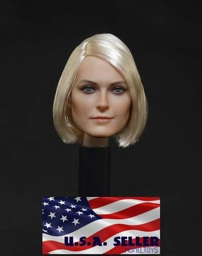Female Head Sculpt Blonde Short Hair For Phicen Hot Toys Figure Usa Ebay