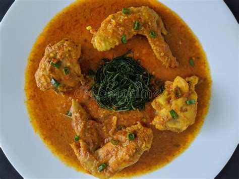 Gulai Ayam is Traditional Indonesian Dish of Chicken Cooked in a Spicy ...