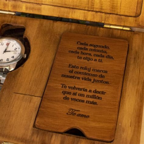 Caja De Madera Personalizado Para Reloj