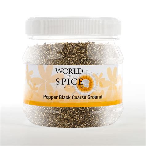 1000 Pepper Black Coarse Ground Herbs Spices And Seasonings High