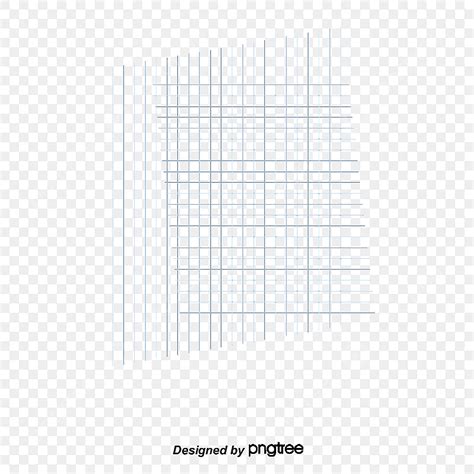 Perspective Grid White Transparent Vector Blue Square Grid Lines