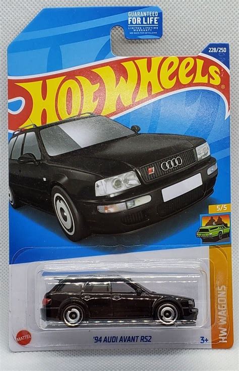 Hot Wheels 1994 Audi Avant Rs2 Black Hw Wagons Perfect Birthday Gift Rare Miniature Collectable