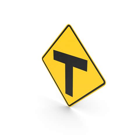 T Junction Road Sign PNG Images & PSDs for Download | PixelSquid - S120432820