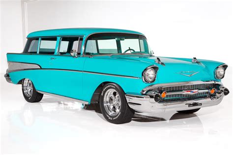 1957 Chevrolet 2 Door Wagon ZZ4 Auto PB PB AC